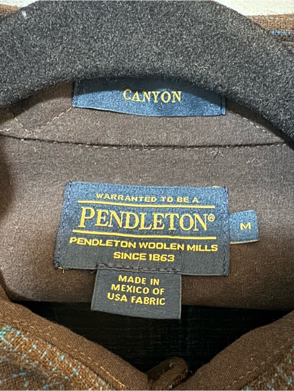Pendleton Canyon Pearl Snap Shirt Men’s Size medium Multicolor - Picture 5 of 8